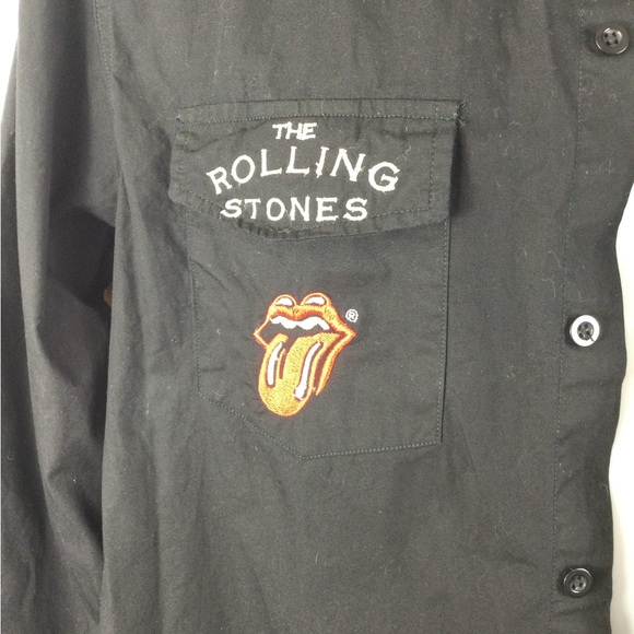 The Rolling Stones-Cuervo 2015 Promotional Black Men's Shirt, Medium - Picture 3 of 6
